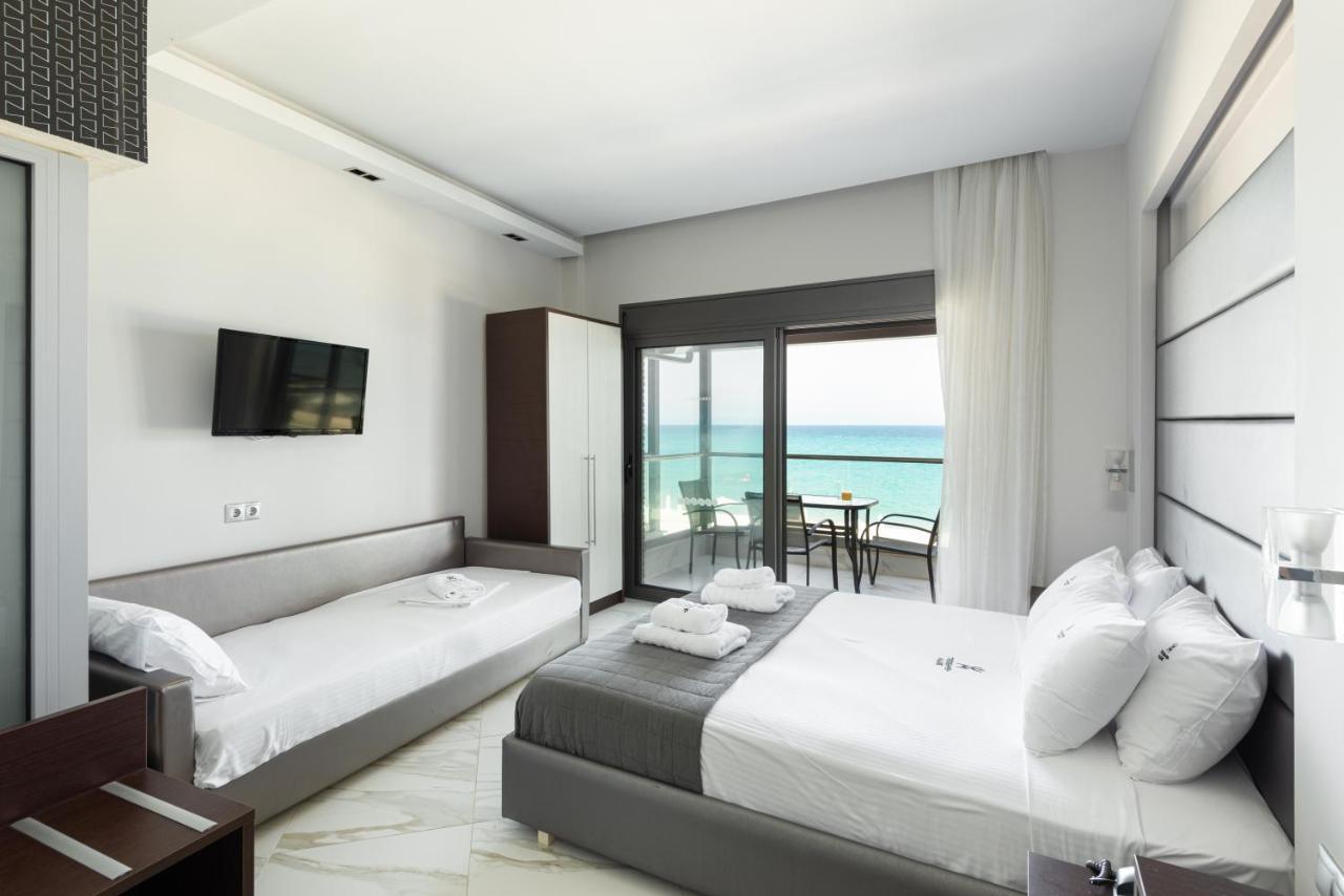 Tridente Mare Apart Hotel Pefkochori Exterior foto